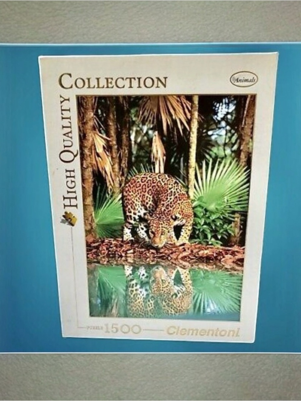Clementoni Jigsaw Puzzle LEOPARD 1500 pieces High Quality Collection Animals